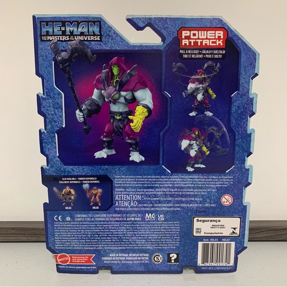 HE-MAN and The Masters of The Universe: Power Attack Skeletor Action Figure-NWT - Picture 3 of 11